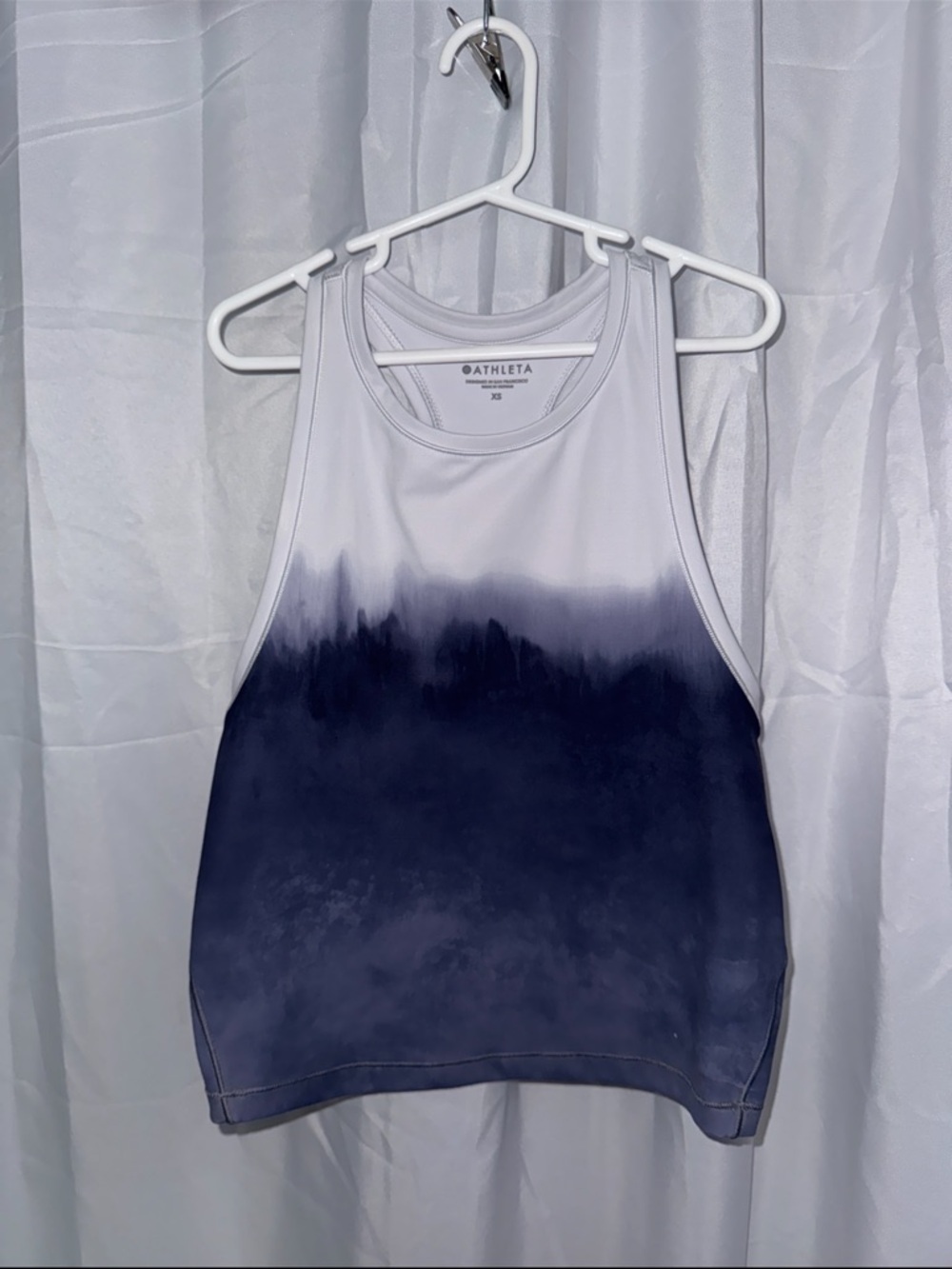 Athleta White to Navy Ombre Performance Tank - Picture 5 of 5